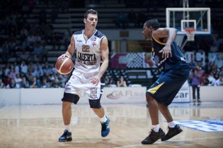 Stefano Gentile nel match d'andata