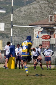 Alessio Villano trasforma la meta di Cosenza (foto Sara Barricelli)