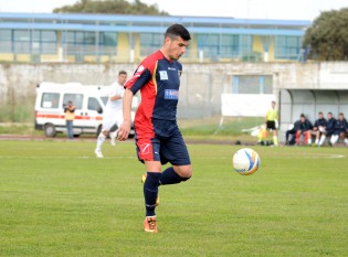 Palumbo in gol due volte ad Anzio (Foto Giuseppe Melone)