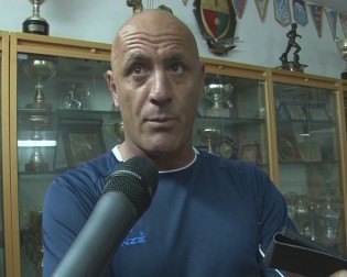 Mister Maiuri intervistato a fine allenamento