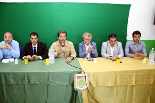 La presentazione dello staff tecnico gialloverde