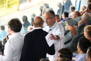 Il presidente Lombardi con il Sindaco Del Gaudio al Pinto