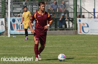 Porcaro in azione (Foto aversacalcio.it)