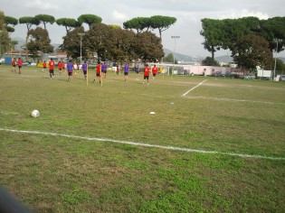 La Casertana a lavoro a Recale