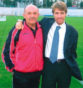 Mariano Improta e Peppe Santoro, team manager dell'Inter