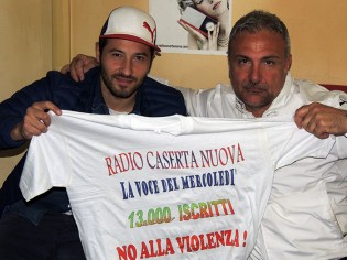 Guido Cuccari con mister Ricciardi