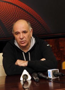 Coach Molin in conferenza (Foto Carozza)