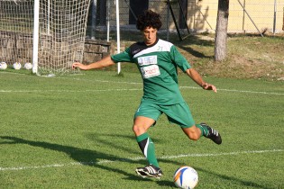 Giacomo Corduas in maglia gialloverde