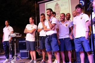 Un momento della presentazione (Foto Giuseppe Scialla)