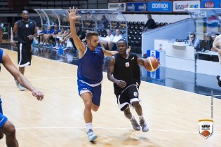 Moore in azione contro Napoli (Foto Buco Juvecaserta.it)