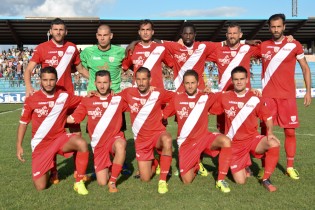 Una formazione del Barletta (Foto Giuseppe Melone)