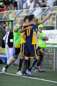 La Juve Stabia si è aggiudicato il derby con la Paganese (Foto Vincenzo Di Monda)