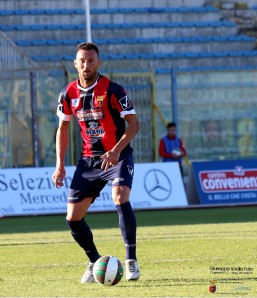 Michele Murolo difensore della Casertana (Foto Giuseppe Scialla)