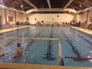 La piscina di Cava de' Tirreni, dove il Volturno ha vinto nel primo turno di C (foto: Facebook)