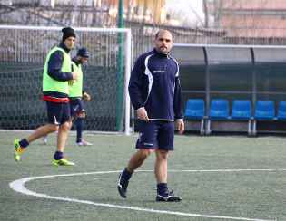 De Liguori durante l'allenamento