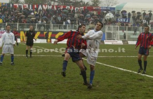 Francesco Chietti in un Casertana-Marcianise del 2004