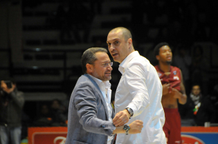 Iavazzi e coach Esposito (Foto Vincenzo Di Monda)