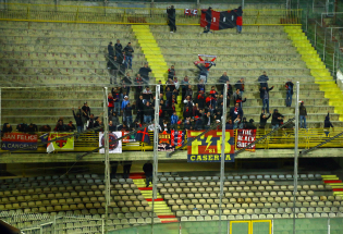 L'arrivo dei casertani a Foggia