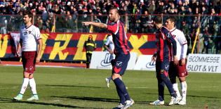 Michele Murolo in gol contro il Savoia