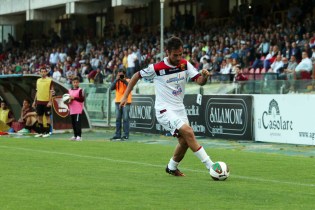 Mancosu in azione a Salerno