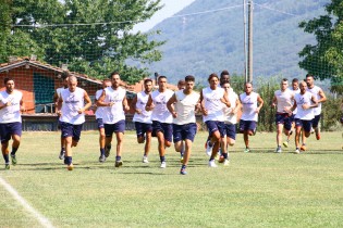 La Casertana a lavoro a Serino