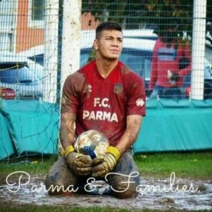 Victor De Lucia con la maglia del Parma