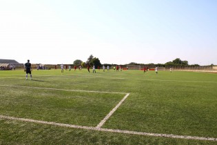 Una veduta del campo di Qualiano