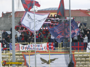 I tifosi della Casertana la passata stagione a Catanzaro