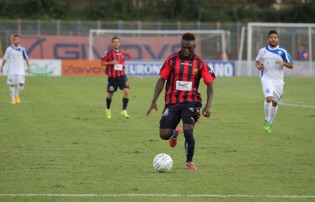 Agyei in azione (Foto Carozza)