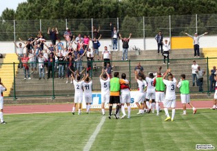 La Casertana vittoriosa a maggio 2012 nei playoff