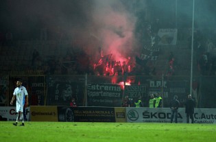 I tifosi del Catania a Caserta