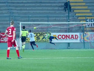 Il gol di Paolucci (Foto Scialla)