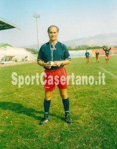 Mister Peppe Di Franco ai tempi della Casertana