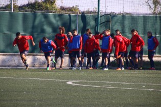 La Casertana in allenamento