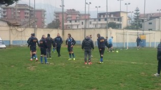 Il Lecce in allenamento