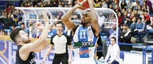 Giuri in azione contro l'Orlandina (Foto Orlandinabasket)