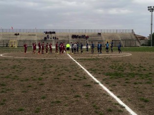 L'entrata in campo delle due squadre