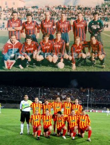 La Casertana '91-'92 e il Benevento 2008-2009