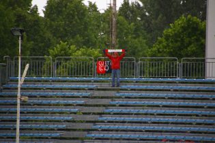 Il tifoso della Casertana a Pordenone