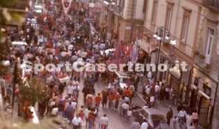 La festa per le strade di Caserta