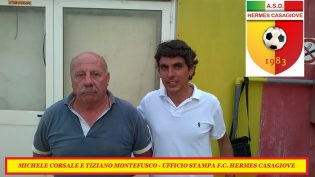 Michele Corsale e Tiziano Montefusco (foto Ufficio Stampa F.C. Hermes Casagiove)