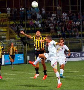 Ripa della Juve Stabia decisivo contro la Vibonese (Foto Giuseppe Scialla)