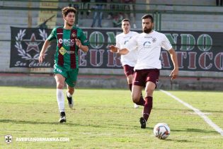 L'Aversa in azione (Foto Aversanormanna.com)