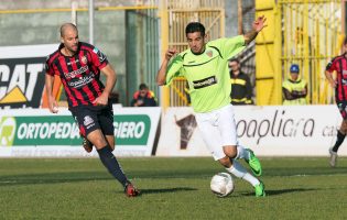 Rajcic autore del gol nel primo tempo (Foto Giuseppe Scialla)