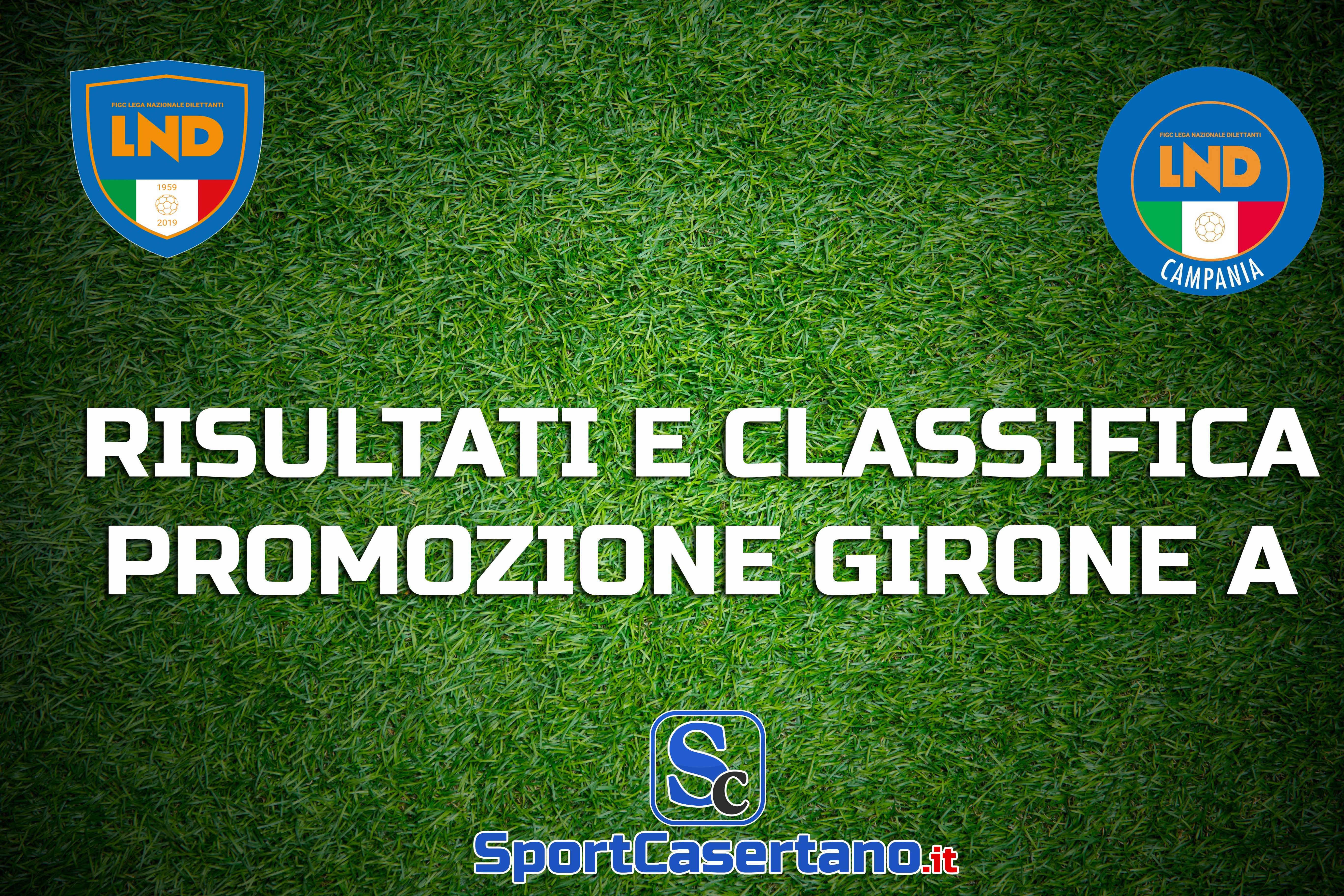 Risultati Della 12^ Giornata Del Girone A Di Promozione. LA CLASSIFICA ...